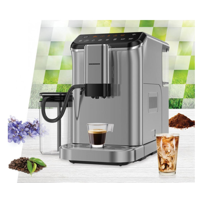Kafijas automāts 1350W, 1.5L, 20bar HEMA-D20DGREY HEINNER
