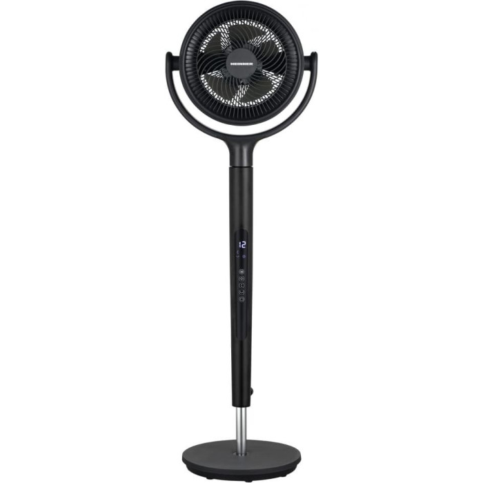 Stand fan with adjustable height 20W 30-60-120° 112cm HSF-MAT24DC-GY HEINNER
