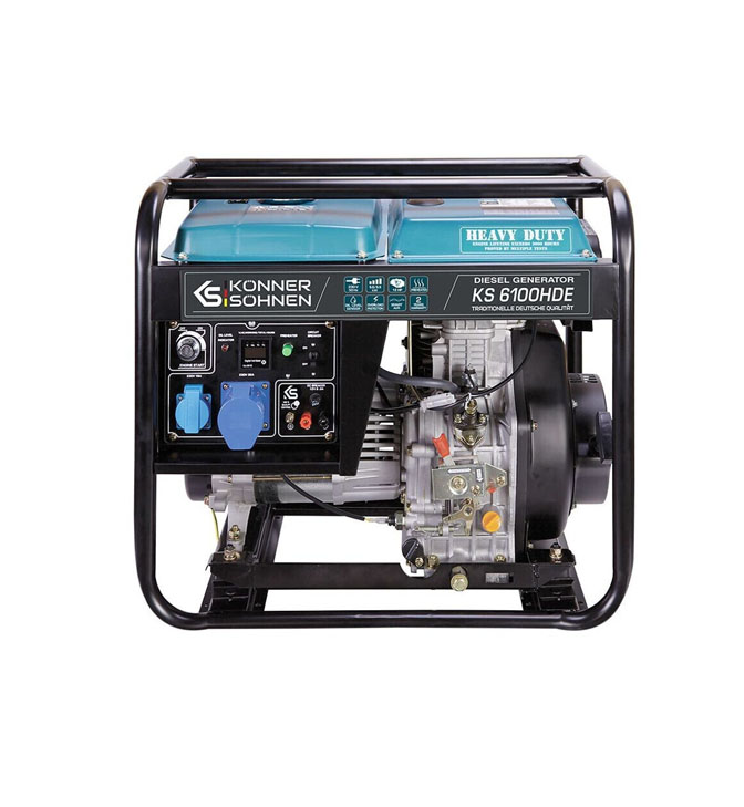 Dyzelinis generatorius 5500W, KS 6100HDE (EURO V), KÖNNER & SÖHNEN