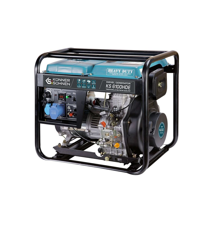 Dyzelinis generatorius 5500W, KS 6100HDE (EURO V), KÖNNER & SÖHNEN